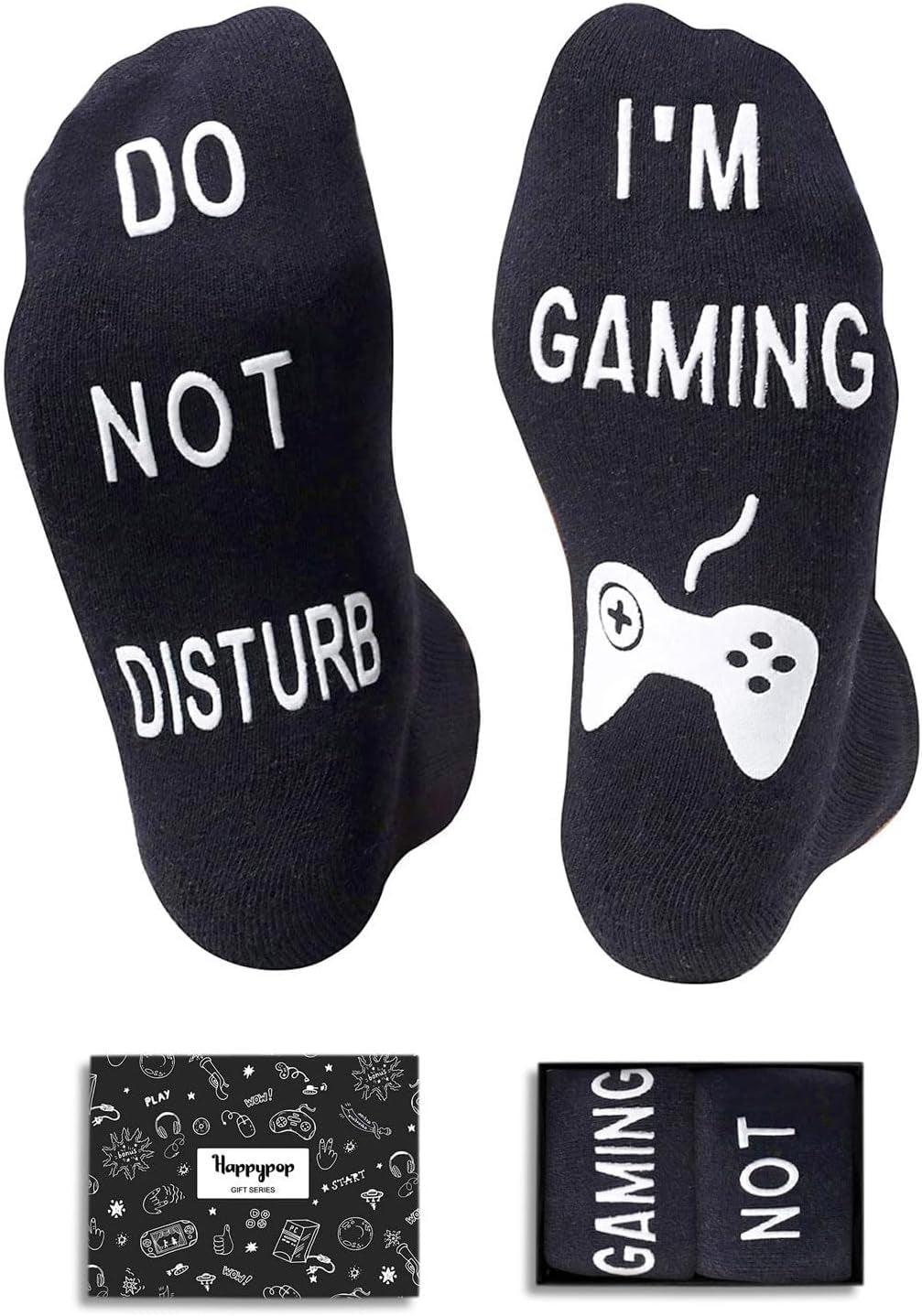 Funny Gaming Gamer Gifts Men Teen Boys, Gamer Video Game Socks