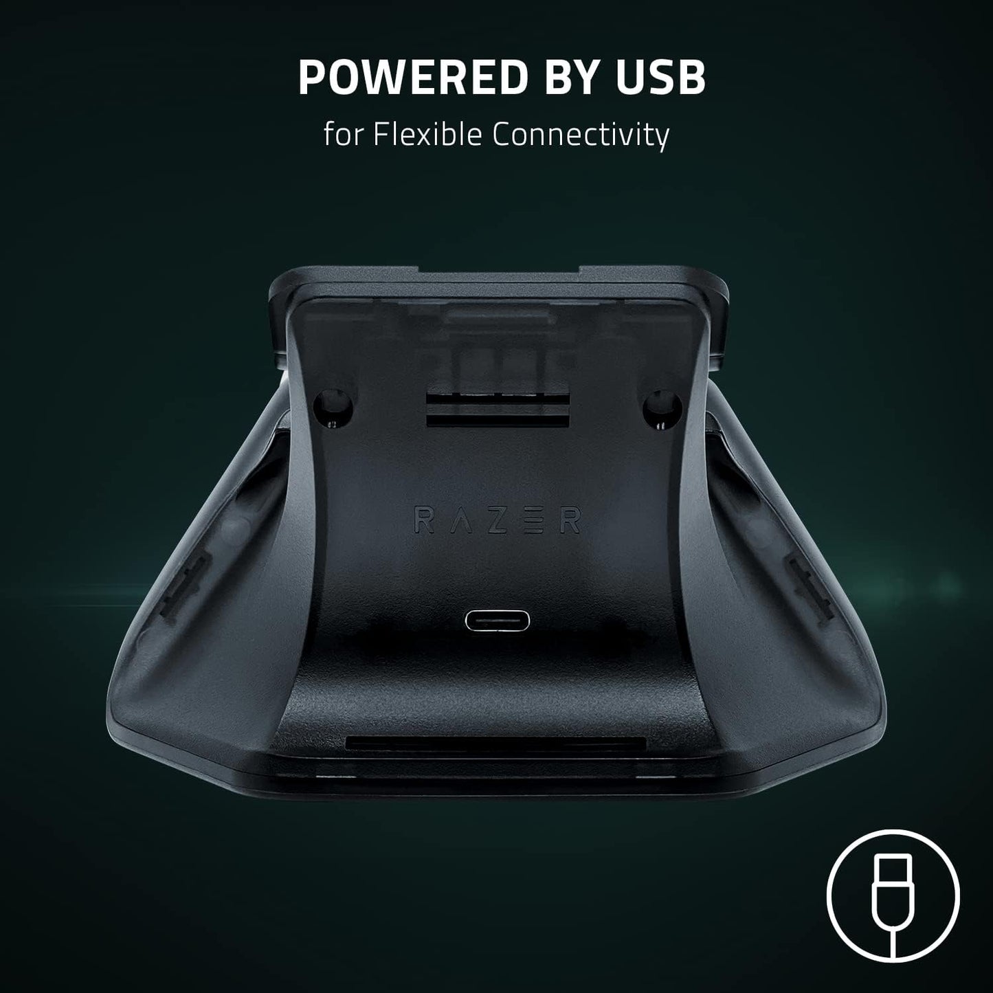 Universal Quick Charging Stand for Xbox Series X|S: Magnetic Secure Charging - Perfectly Matches 20Th Anniversary Xbox Wireless Controller - USB Powered (Controller Sold Separately)