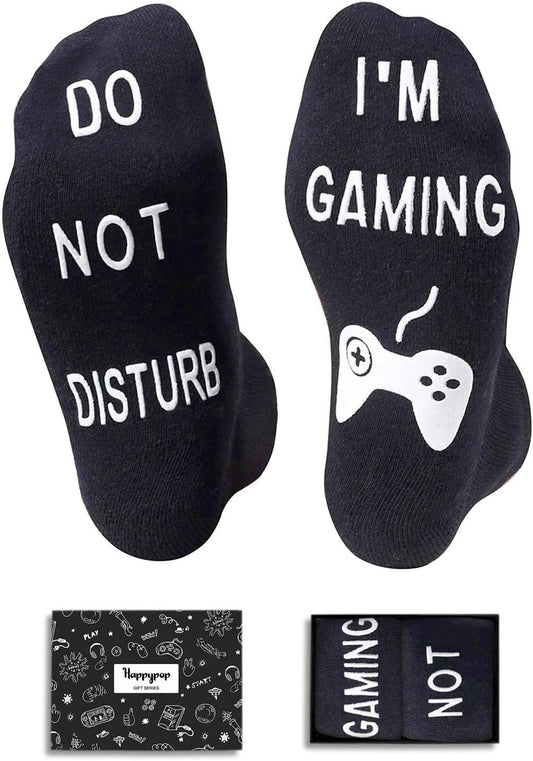 Funny Gaming Gamer Gifts Men Teen Boys, Gamer Video Game Socks