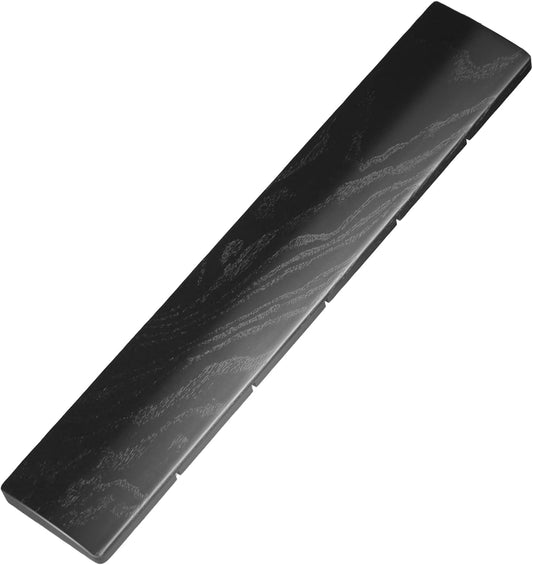 Wooden Wrist Rest with Black Coating, 17.3-Inch Length and 20Mm Thickness for Full-Sized Keyboard, Ergonomic Design Palm Rest for Mechanical Keyboard, Stain Resistant (Large, Black Coating)