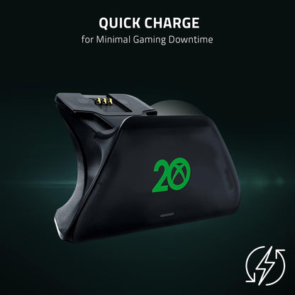 Universal Quick Charging Stand for Xbox Series X|S: Magnetic Secure Charging - Perfectly Matches 20Th Anniversary Xbox Wireless Controller - USB Powered (Controller Sold Separately)