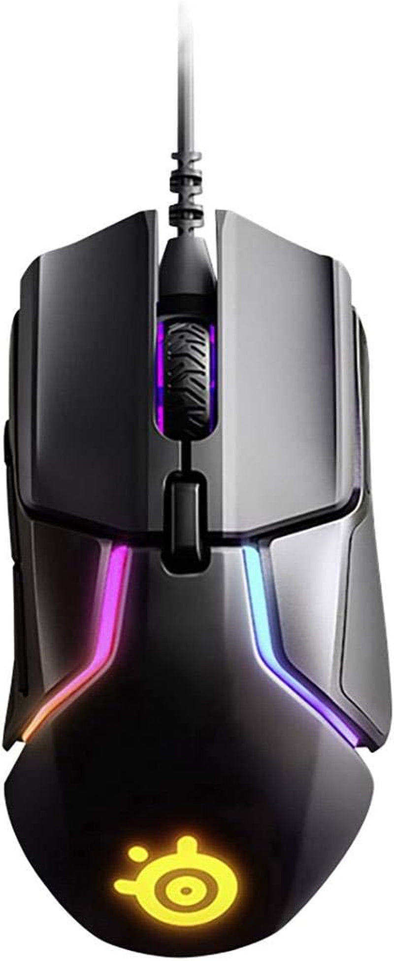 Rival 600 Gaming Mouse - 12,000 CPI Truemove3Plus Dual Optical Sensor - 0.5 Lift-Off Distance - Weight System - RGB Lighting,Black