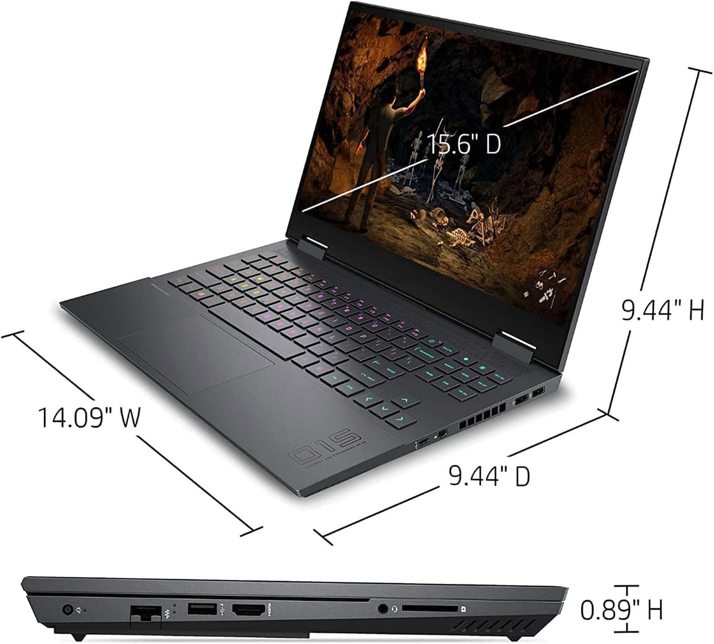CUK 15Z Gaming Laptop (AMD Ryzen 7 5800H, 32GB RAM, 512GB Nvme SSD, NVIDIA Geforce RTX 3070 8GB, 15.6" QHD 165Hz IPS, Windows 10 Home) 15 Inch Creator Notebook Computer