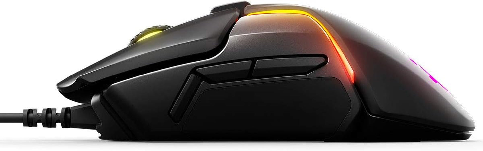 Rival 600 Gaming Mouse - 12,000 CPI Truemove3Plus Dual Optical Sensor - 0.5 Lift-Off Distance - Weight System - RGB Lighting,Black